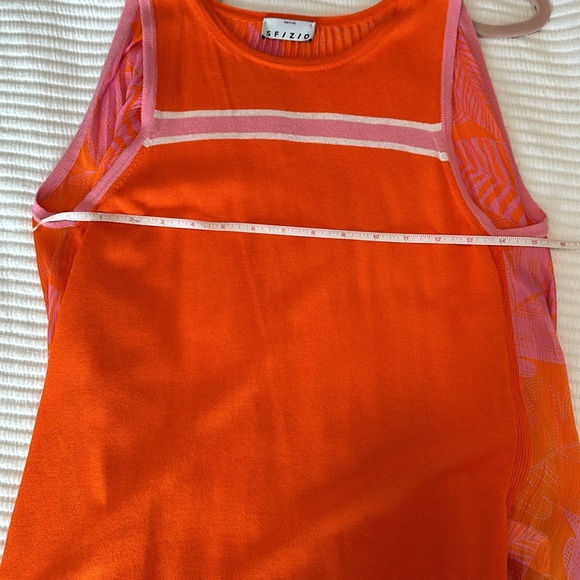 Sfizio Studio gorgeous flowy orange and pink top - Picture 4 of 6
